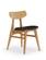 Cassia Dining Chair (Set of 2) Caramelized w/Black Seat by Greenington