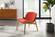 Danica Lounge Chair Red by Greenington