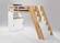 Galaxy Twin Loft Bunk Natural (Dual-Tone) by Night & Day Furniture