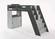 Galaxy Twin Loft Bunk Stonewash (Dual-Tone) by Night & Day Furniture