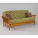 Futon Set - Full Size - Boston Cherry Oak Frame, Mattress w/Removable Solid Cover
