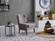 Canyon Revere Gray Accent Chair by Bellona