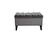 Cecilia Pearla Gray Storage Ottoman by Bellona