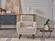 Flexy Chair-in-a-Box w/Storage (Zigana Beige) by Bellona