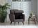 Flexy Chair-in-a-Box w/Storage (Zigana Charcoal) by Bellona