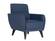 Flexy Chair-in-a-Box w/Storage (Zigana Indigo Blue) by Bellona