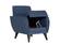 Flexy Chair-in-a-Box w/Storage (Zigana Indigo Blue) by Bellona