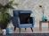 Flexy Chair-in-a-Box w/Storage (Zigana Indigo Blue) by Bellona