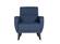 Flexy Chair-in-a-Box w/Storage (Zigana Indigo Blue) by Bellona