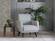 Flexy Chair-in-a-Box w/Storage (Zigana Light Gray) by Bellona