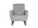 Flexy Chair-in-a-Box w/Storage (Zigana Light Gray) by Bellona