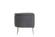 Cloak Gray Accent Armchair by Bellona