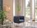 Cloak Navy Accent Armchair by Bellona