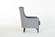 Palmer Corvet Anthracite Accent Armchair by Bellona