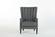 Palmer Corvet Anthracite Accent Armchair by Bellona