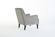 Pearle Gray Accent Armchair by Bellona