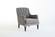 Pearle Gray Accent Armchair by Bellona