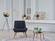 Revere Navy Accent Chair by Bellona
