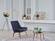 Revere Navy Accent Chair by Bellona
