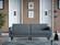 Sawyer Corvet Anthracite 3 Seat Sleeper Sofa by Bellona