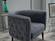 Selma Gray Accent Armchair by Bellona