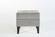 Theo Gray Accent Chair w/Ottoman by Bellona