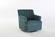 Urbane Petrol Blue Swivel Chair by Bellona