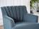 Urbane Petrol Blue Swivel Chair by Bellona