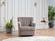 Urbane Gray Swivel Chair by Bellona