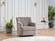 Urbane Gray Swivel Chair by Bellona