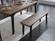 Kennedy Light Walnut Bench by Bellona
