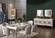 Mistral Opak White/Faux Leather Mistral Buffet by Bellona