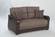 Bennett Redeyef Brown Loveseat by Bellona