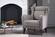 Karlena Accent Chair Pansy Basic Gray by Bellona