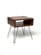 Idente Mahogany Side Table by Comfort Pure