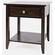 Espresso Dark Brown Wood End Table w/Drawer & Shelf by Jofran Furniture