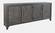 Gramercy Platinum 4 Door Accent Cabinet w/Chevron Pattern Door by Jofran