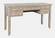 Rustic Shores Weathered Grey Power Desk w/5 Drawers & 2 USB Ports by Jofran