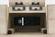 Rustic Shores Weathered Grey Power Desk w/5 Drawers & 2 USB Ports by Jofran