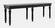 Madison County Vintage Black Dining Bench by Jofran