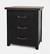 Madison County Black Power Nightstand by Jofran Furniture