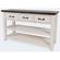 Madison County Vintage White Console Table w/3 Drawers by Jofran Furniture