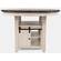 Madison County Beige High/Low Round Dining Table by Jofran Furniture