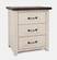 Madison County White Power Nightstand by Jofran Furniture