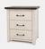 Madison County White Power Nightstand by Jofran Furniture