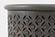 Global Archive Ant Grey Hand-Carved Drum Accent Table by Jofran Furniture