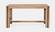 Bradford Buff Wood Extendable Bench by Jofran Furniture