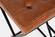 Global Archive Black Leather Stool by Jofran Furniture