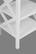 Global Archive Dylan White X Side Accent Table w/2 Shelves by Jofran