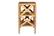Global Archive Dylan Natural X-Side Accent Table w/2 Shelves by Jofran